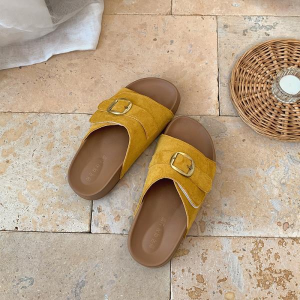 Fashion Shoes Woman's Slippers Slides Platform 2025 Retro Shoes House Slippers Platform Slides Slipers Women 2025