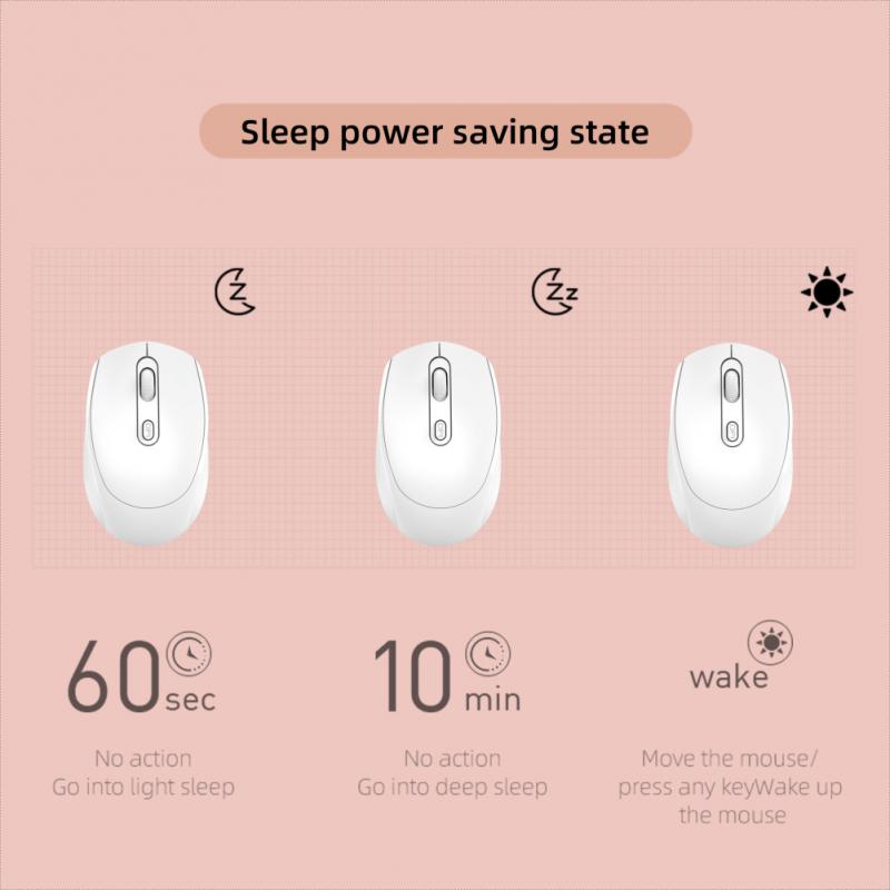Portable Adjustment 2.4g Wireless Mouse Rechargeable Mute Mouse Rechargeable Mouse Office Tools For Gamers Wireless Gaming