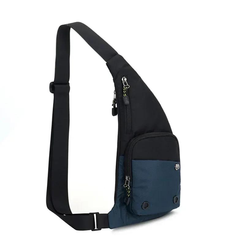 Shoulder Bag Men's Trendy Casual Leisure Travel Sports Outdoor Pack Messenger Crossbody Sling Chest Bag Pack For Male Female