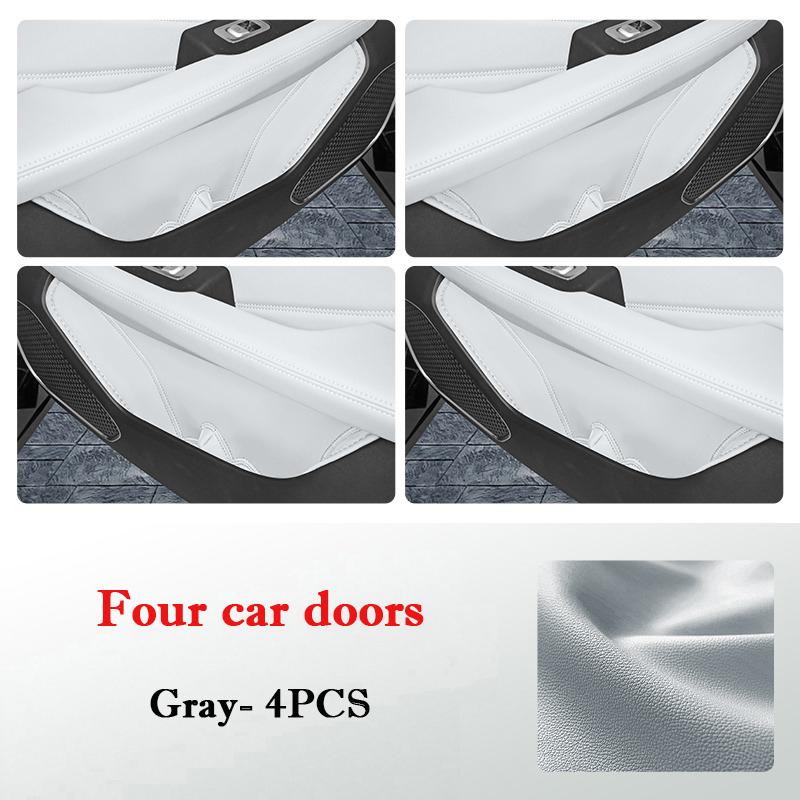 Für Jetour Shanhai L7 2026 2026 Auto Türschlitz Aufbewahrungsbox Leder Schutzpolster Abdeckung Türrille Wasserdicht Behälter Zubehör