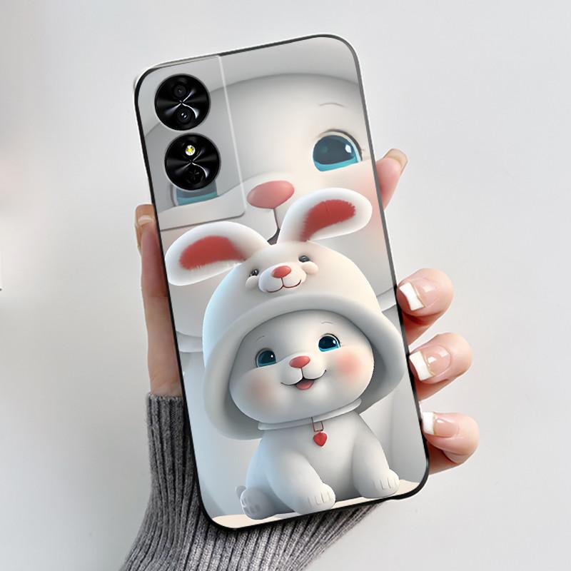 New Popular Phone Case For TCL 50 SE/40 NxtPaper 4G Cover Beautiful Silver Beach Design Shockproof Soft Silicone Black Casing