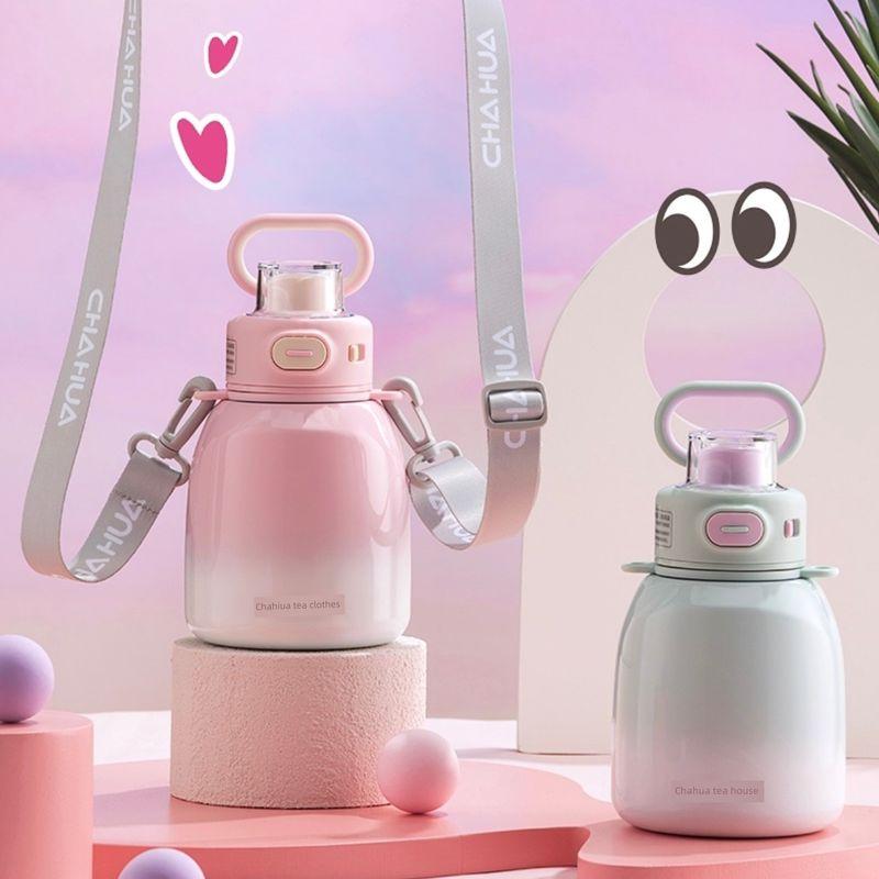 New Style Insulated Cup, Large Capacity Water Cup, New 316 Stainless Steel Large Capacity Cup with Strap and Handle, Large Capacity Insulated Cup