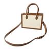 Used MORABITOShoulder Bag Brown/Ivory System Canvas/leather Women