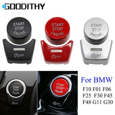 Kryt spínače zapalování a startování motoru automobilu, tlačítko VYPNUTO pro BMW FG řady 1 2 3 4 5 6 7 X3 F20 F22 F30 F32 F01 F02 F10 F12