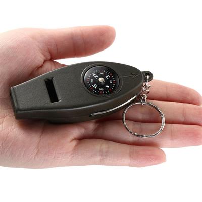 Multifunction Survival Whistle 4 In 1 Outdoor Whistle Safety Emergency Whistle  Outdoor Sports