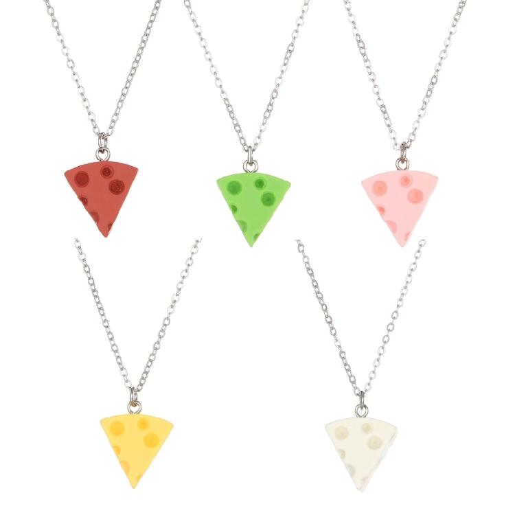 Käse-Anhänger Choker Modische Schlüsselbein-Kette Perfektes Geschenk für Freundin