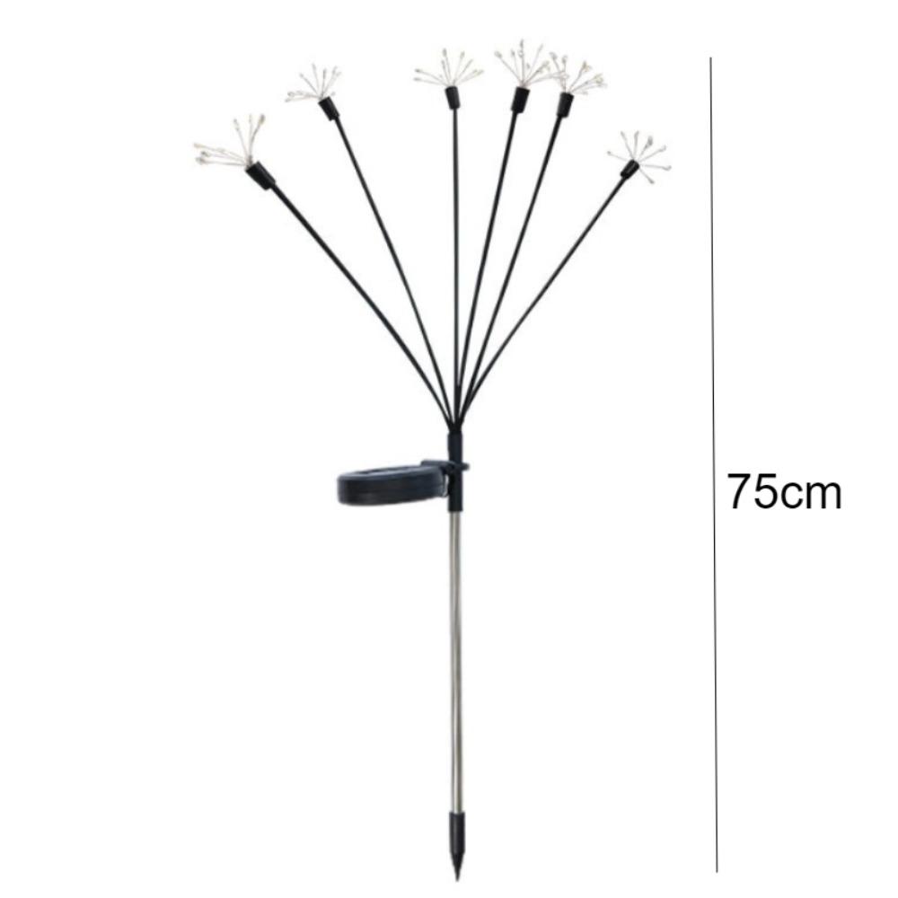 Solar Garden Lights Twinkling Firework Lights with 2 Modes 60LED Waterproof Solar-Powered Lamp for Outside Yard Pathway Decor