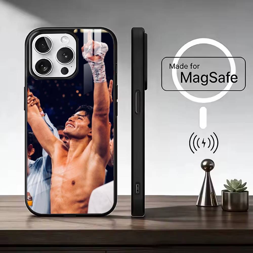 

Чехол для телефона Боксерская звезда Райан Гарсия Для iPhone 17, 16, 15, 14, 13, 12, 11 Plus, Pro Max, Новая магнитная беспроводная зарядка iPhone12mini