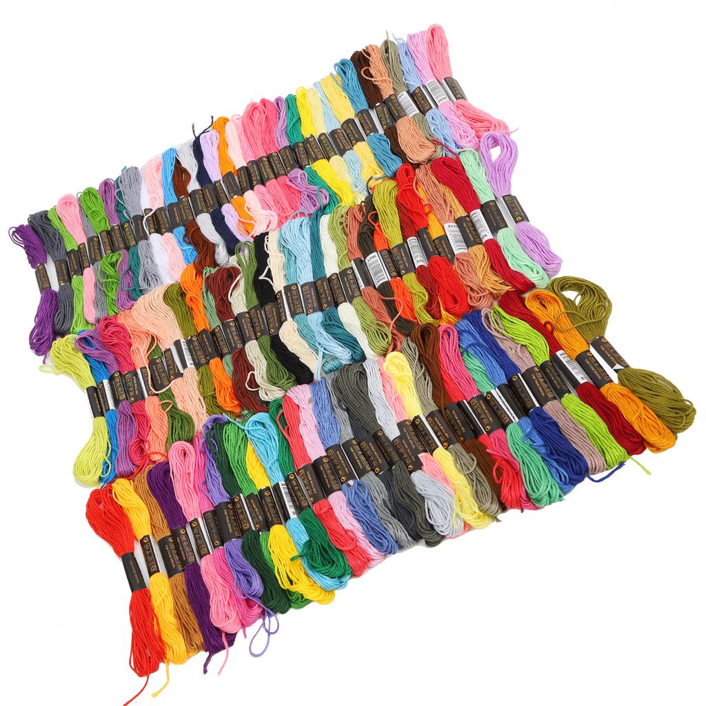 100Pcs Sewing Threads Color Polyester Household HandMade DIY Projects Craft Gift