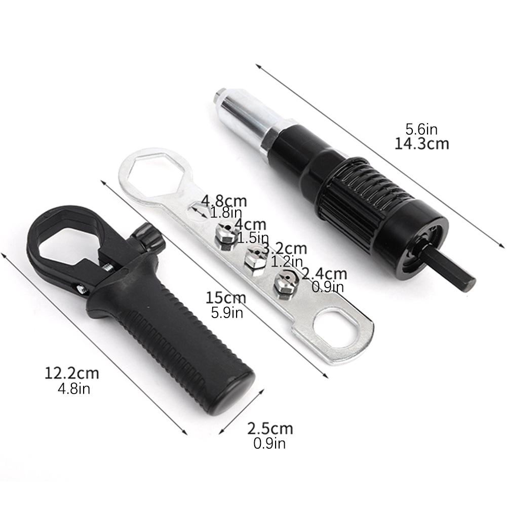 Rivets Drill Attachment Easy Processing For Pop-Riveting Work For Home DIY