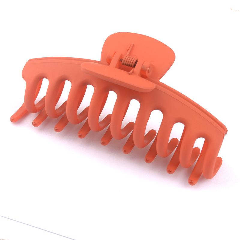 Frosted Large Acetate Hair Claw Clip - Back of Head Hair Grab Accessory