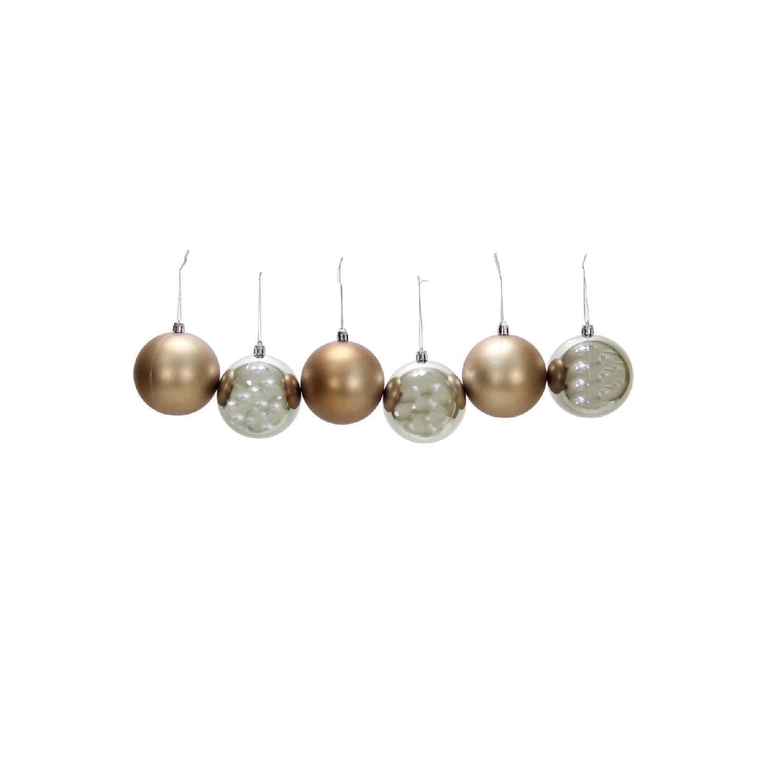 

Christmas Ornament Smoked 8 Cm 6-pack