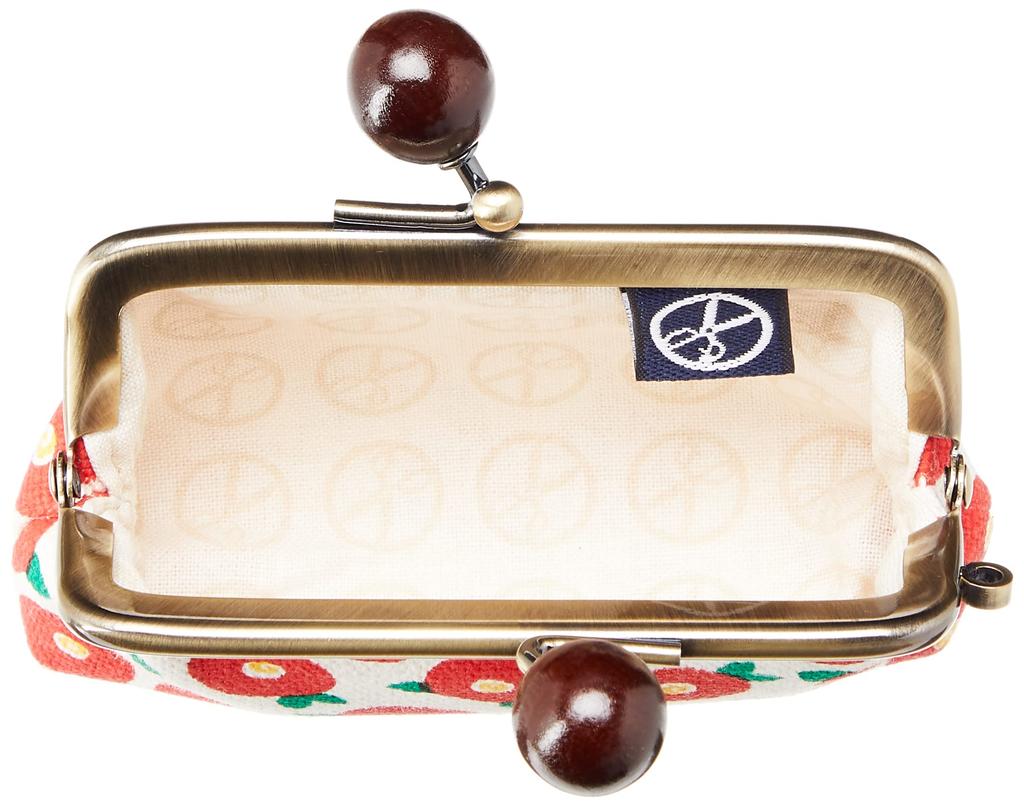 Goshiki Japanese Flower Series Seal and Coin Camellia Pattern Goshiki Seal and Coin Camellia Pattern [Maeda Senko] Hanpu-do 2.8-inch Purse, Hanpu-do