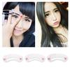 Fashion Casual 3 Pcs/1 Set Durable Eyebrow Assistant Template Drawing Card Brow Make Up Stencil