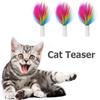 3 Pcs Auto Stick Feathers Replacement Head Kitten Cat Feather Toys Assortments Assorted Teaser Refills Replacement Teaser 3 Mode