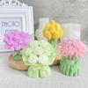 Silicone Mold for 3D Flower Bouquet: Tulip, Rose, Carnation for Handmade Candle & Soap