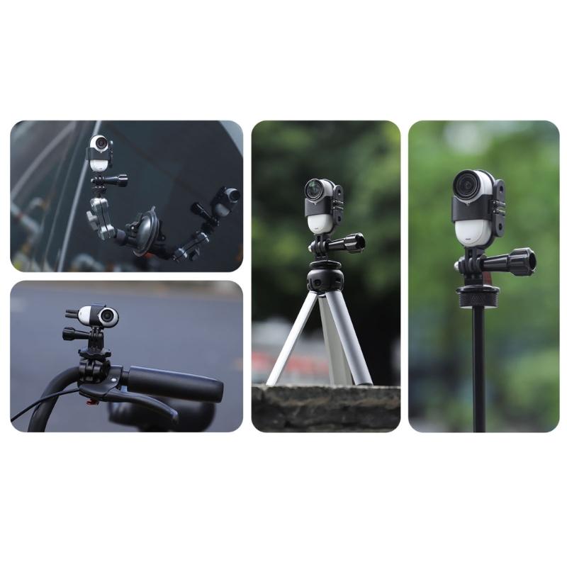 Action Camera Holder, Instants Flip Between Portrait and Landscape Stand , Flashes Transfer Companions for GO 3/3S