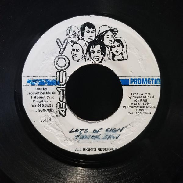 

7inch Record TENOR SAW - Lots Of Sign YP00129 Youth Promotion 1994 Jamaica Reggae, Ska & Dub Used