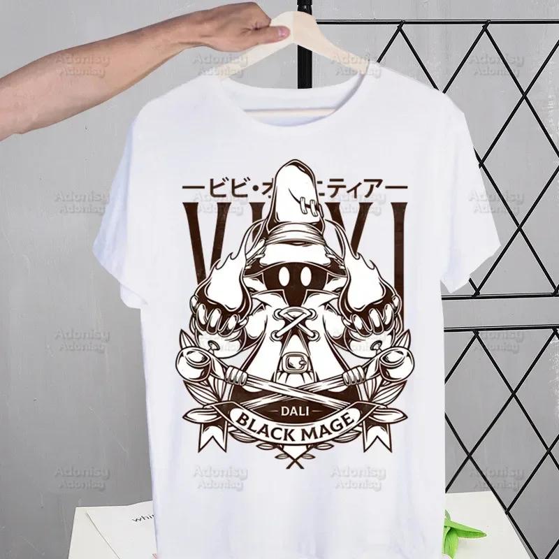 Final Fantasy Anime Shinra Men Hip Hop Streetwear Print T Shirt Harajuku TShirts Short Sleeve Fashion Casual T-Shirt Tops Tees