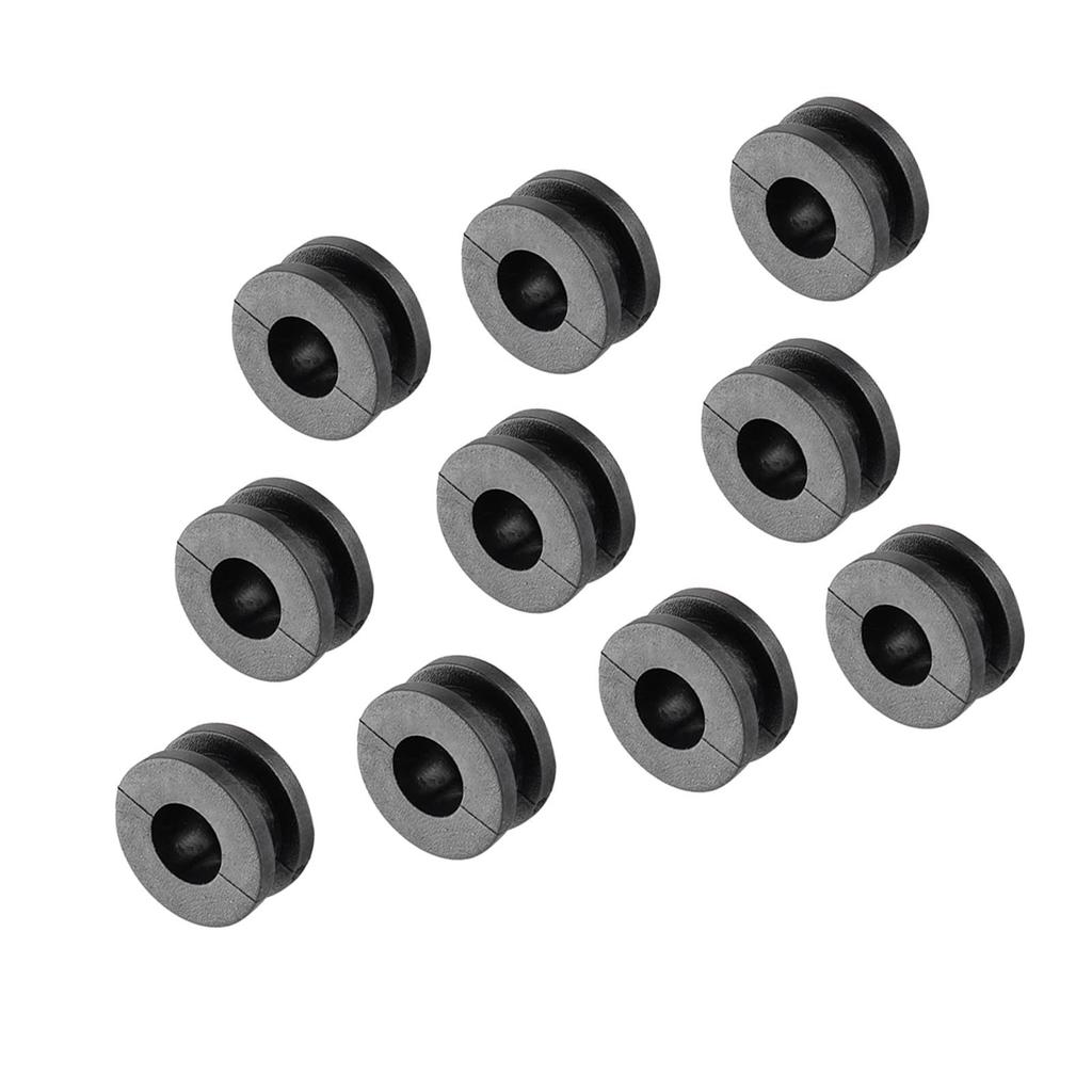Motorcycle Rubber Grommets, High Precision Lightweight ABS 10