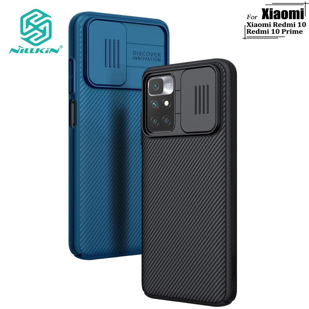 

Nillkin Роскошный жесткий чехол для ПК для Xiaomi Redmi 10 Корпус 10 Prime CamShield с камерой Slide Защита конфиденциальности