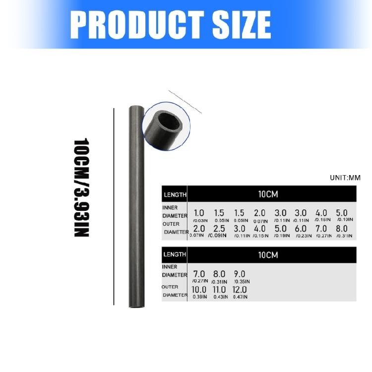 Carbon Fiber Repair Tube for Fishing Rod Repair Offering Simple Setups High Strength Performances and Enduring Design