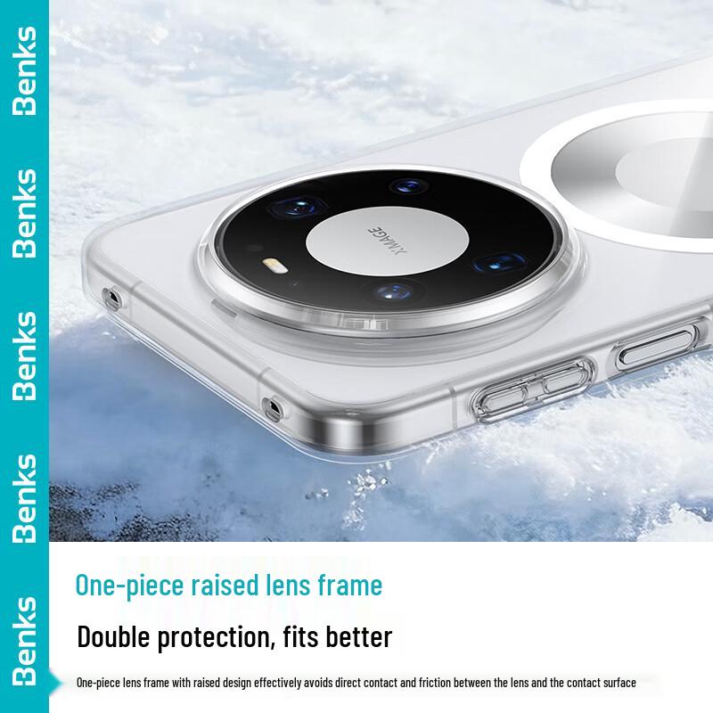Benks Crystal Series Ultra-Thin Magnetic Transparent Phone Case for Huawei Mate 80/80 Pro