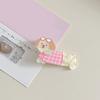 5Pcs Girl Hairpin Macaron Color Matching Acrylic Cute Puppy Shape Hair Clips Stable Hair-Free Clip Hair Styling Tool