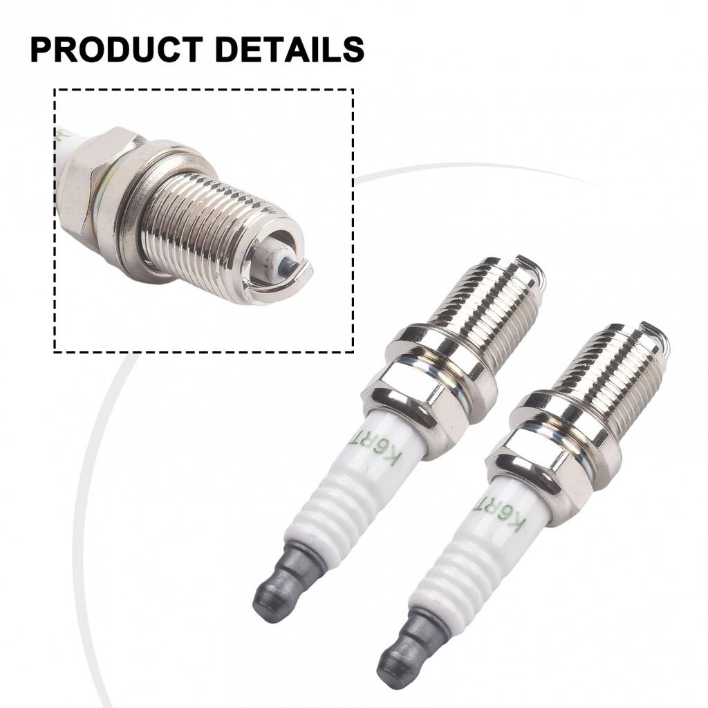 Spark Plugs 2 Pcs Brand New Equipment High Quality