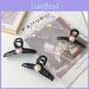 Elegant Korean Style Hair Claw Clip For Girls With Trendy Ribbon Design And Heart Shapes