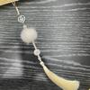Vintage Chinese Hanfu Pendant Traditional Tassels Waist Pendant Imitation Jade Fashionable Jewelry for Celebrations