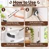 Narrow Head Crevice Cleaning Brush Long Handle Gap Cleaning Brush  for Home Kitchen Toilet Shower