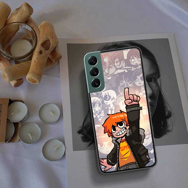 Scott Pilgrim Anime Phone Case For Samsung Galaxy S22 S25 Ultra S21 S10 Plus S26 Edge S20 S23 S24 FE Cover Silicone Soft TPU