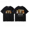 Zomer Mode Zwaargewicht Retro Heren Engelse Letters 100% Katoen Gedrukt Ronde Hals Hoogwaardige Casual Fitness Straat T-shirt
