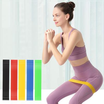 5Pcs Resistance Bands Set Multi-Level Resistance Elastic Fitness Bands Heavy Duty Exercises Rehabilitation Yoga Bands