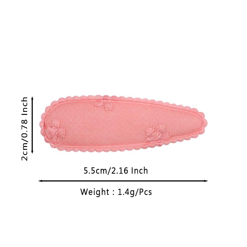 10Pcs/Lot Hair Accessories Girls Hairpin Print Solid Flowers Plaid Pattern Hair Clip Cute Powder Hairgrip New Children Headdress