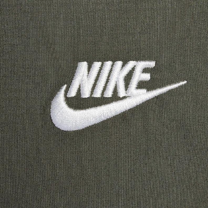 Nike Club Comfortable Fashion Casual Versatile Short Sleeve Shirt Men Shirts Olive-Green White HJ2027-222