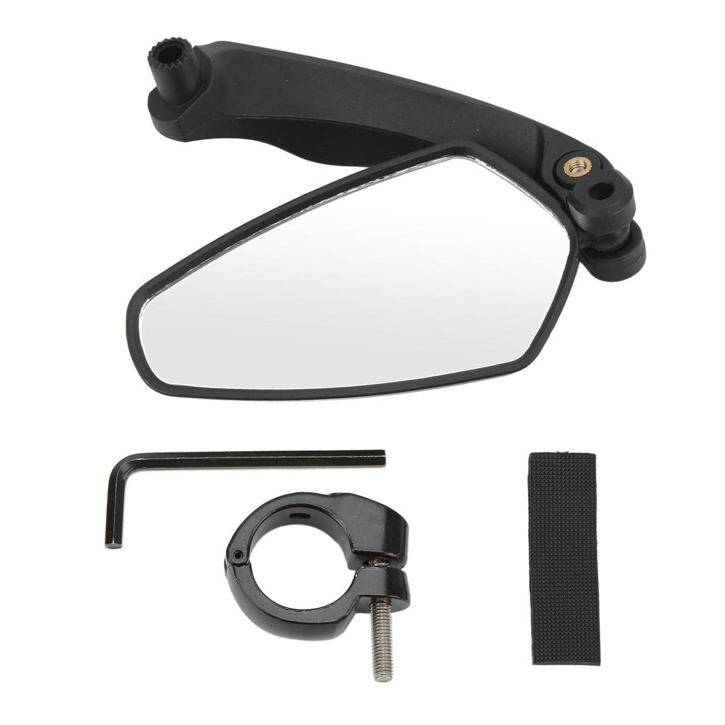 Bicycle Handlebar Rearview Mirror 360 degrees  Rotating Bike Cycling Wide Range Back Sight ReflectorLeft