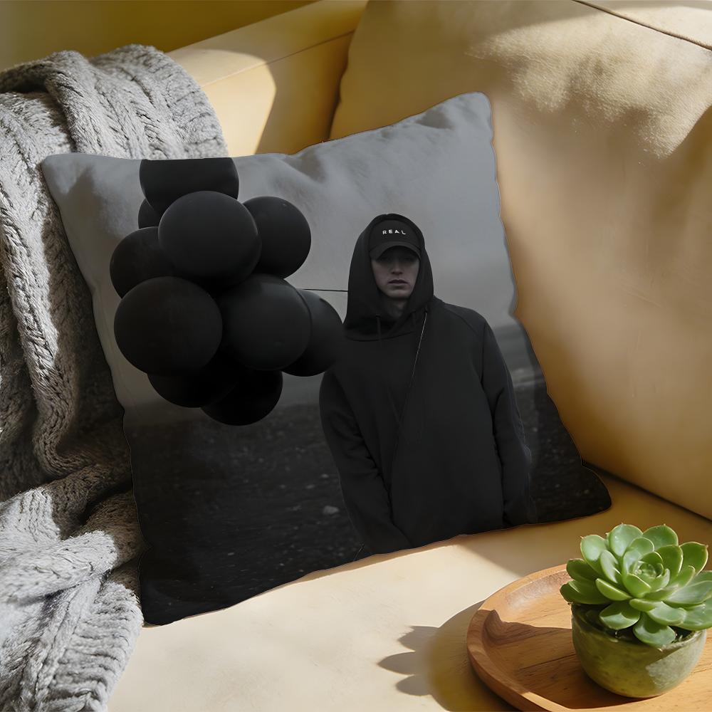 Cushion Cover Washed Linen Soft Breathable Decorative Case for Sofa Home Pillow Cover NF NNathan John FFeuerstein Rapper
