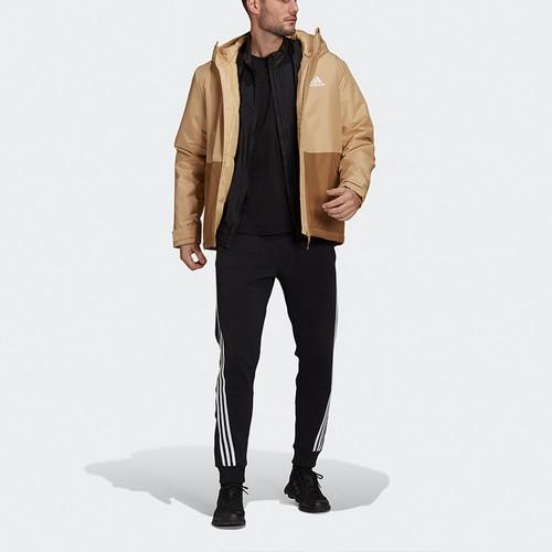 adidas Colorblock Hoodie Logo Sports Jacket Men’s Cardboard Yellow