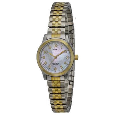 TIMEX Main Street Quartz 3 ATM Water Mineral White Pearl Watch, Movement, Resistance, Glass, Dial, TW2W35300, Women's [Authentic]