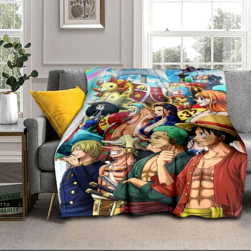 Adventure On The High Seas pirate Blanket Flannel Blanket for bed, sofa, Camping, Hiking, Picnic Essentials, gift for family Fan gifts