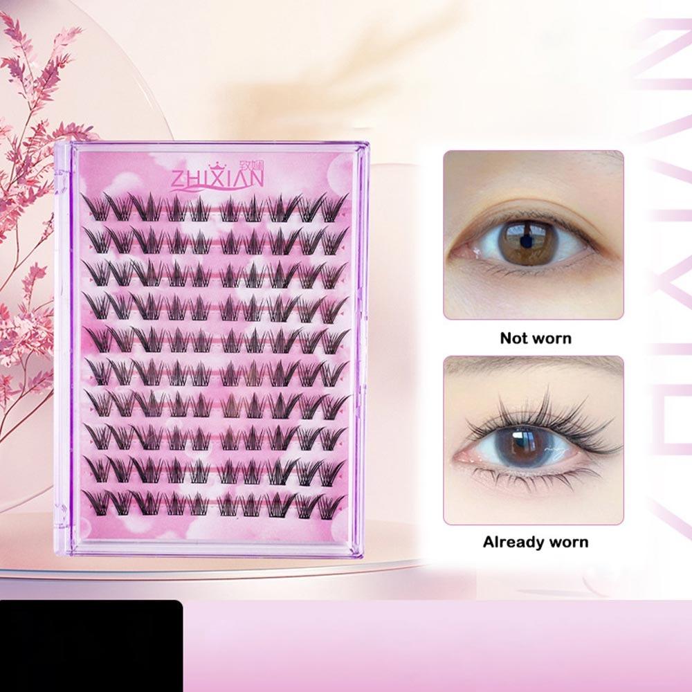 Anime Cosplay Segmentierte Falsche Wimpern Mit Jelly Klebestreifen Falsche Wimpern Manga Wimpern Wome