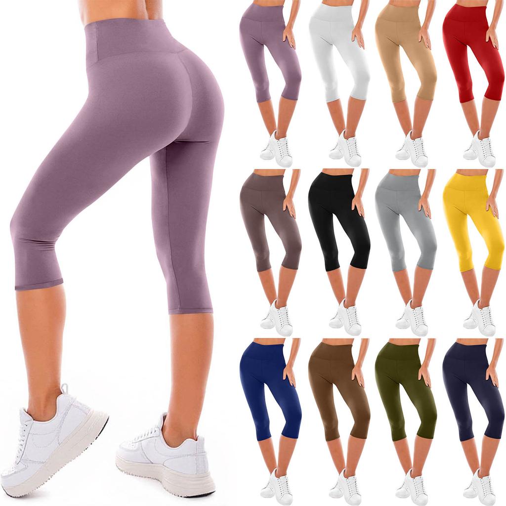 Women's High Waist Yoga Pants for Workout and Fitness