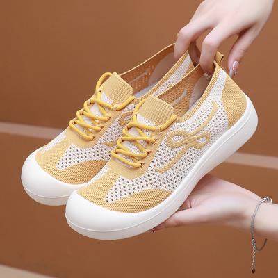 Fashion Women's Breathable Mesh Mary Jane Flats New Comfort Cushioned Casual Shoes Lightweight Slip-Resistant for Daily Walking Office
