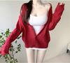Korean Dongdaemun High-End Loose Knit Cardigan - Pure Desire & Sexy Lazy Style Women's New Arrival