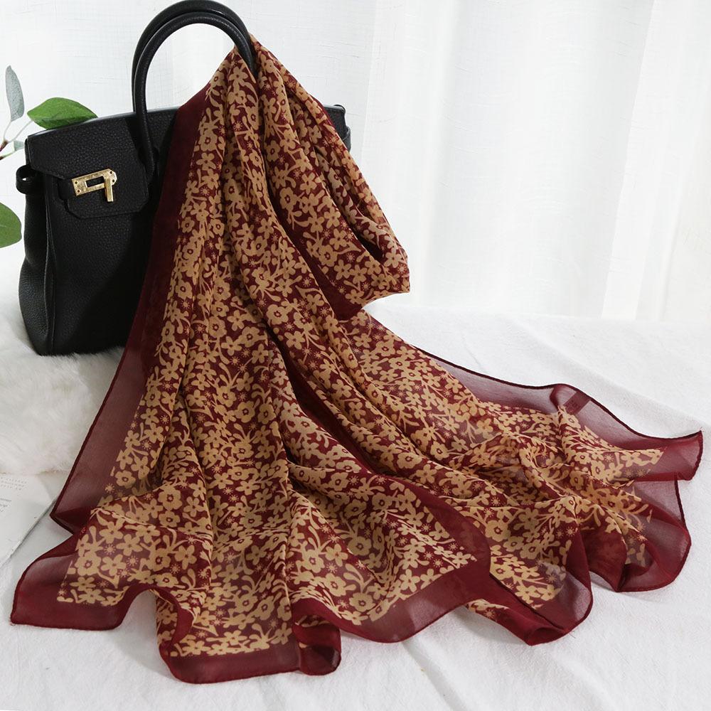 Şifon Hanxiang Erik Güneş Koruyucu Eşarp Kore Tarzı Plaj Eşarbı Uzun Kadın İnce İpek Eşarp Dekorasyon