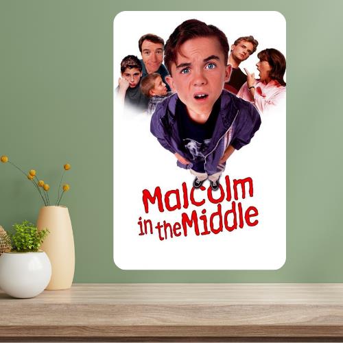 Malcolm in the Middle Classic TV Show Metal Poster Sign 20x30cm(7.8x11.8inch)