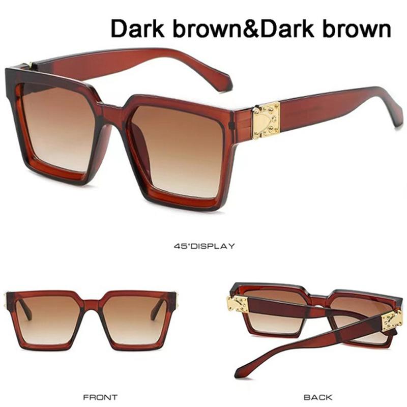 Męskie okulary przeciwsłoneczne damskie klasyczne duże oprawki ponadgabarytowe modne akcesoria okulary przeciwsłoneczne damskie okulary