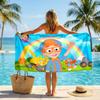 Blippi Fashion Beach Towel: Ideal for Summer Adventures Soft, Absorbent and Quick Drying Suitable for Swimming and Bathing